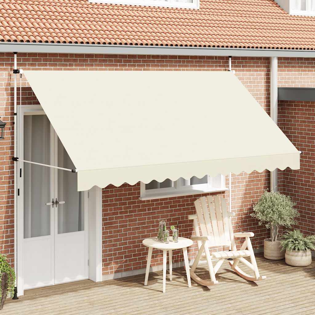 Vidaxl Luifel udvider manuelt 350 cm creme