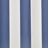 Vidaxl Laifeldoek 350x250 cm lærred blå og hvid