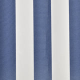 Vidaxl Laifeldoek 450x300 cm lærred blå og hvid
