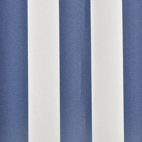 Vidaxl Laifeldoek 450x300 cm lærred blå og hvid