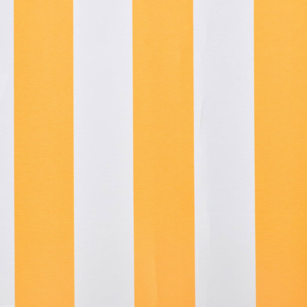 Vidaxl Laifeldoek 350x250 cm lærred orange og hvid