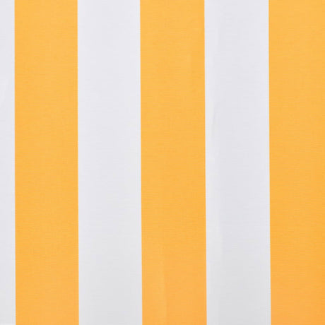 Vidaxl Laifeldoek 350x250 cm lærred orange og hvid