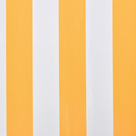 Vidaxl Laifeldoek 500x300 cm lærred orange og hvid
