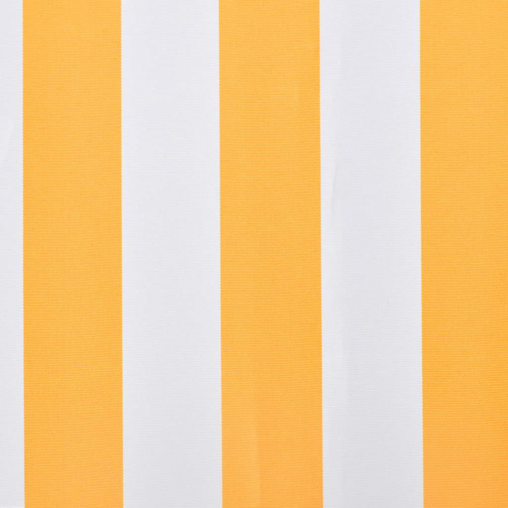 Vidaxl Laifeldoek 500x300 cm lærred orange og hvid