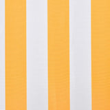 Vidaxl Laifeldoek 500x300 cm lærred orange og hvid