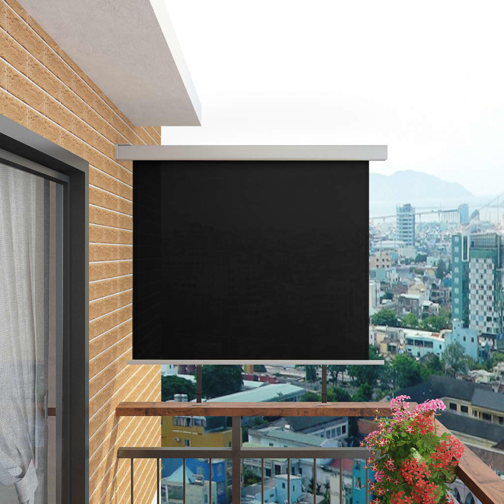 Vidaxl balkonskærm multifunktionel 150x200 cm sort