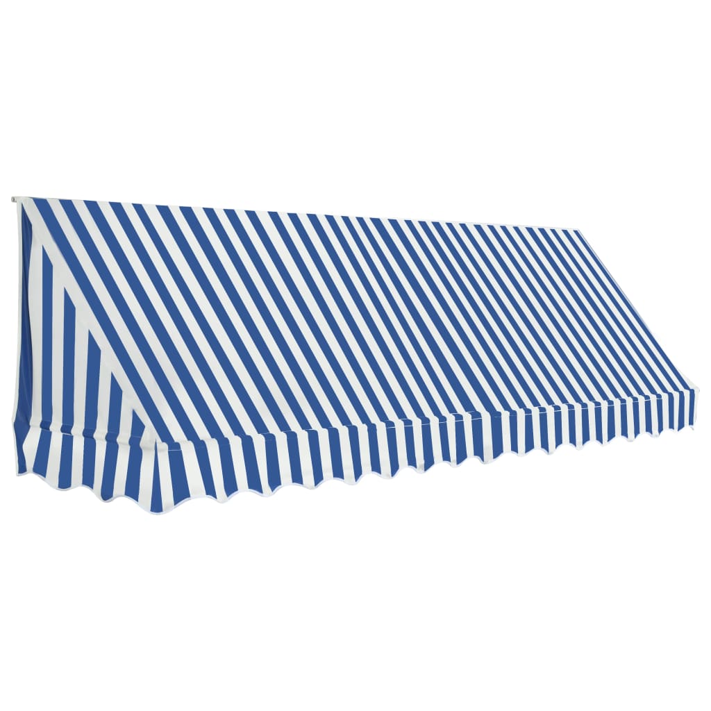Vidaxl Luifel 350x120 cm blå og hvid
