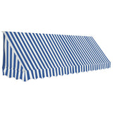 Vidaxl Luifel 350x120 cm blå og hvid