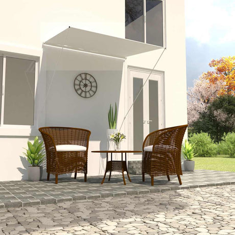 Vidaxl Luifel strækker 150x150 cm creme