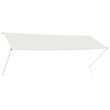 Vidaxl Luifel Udvidelig 350x150 cm creme