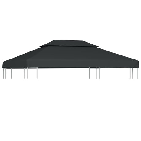 Vidaxl Prieverwak 2-lag 4x3m 310 g m² Antracitfarvet