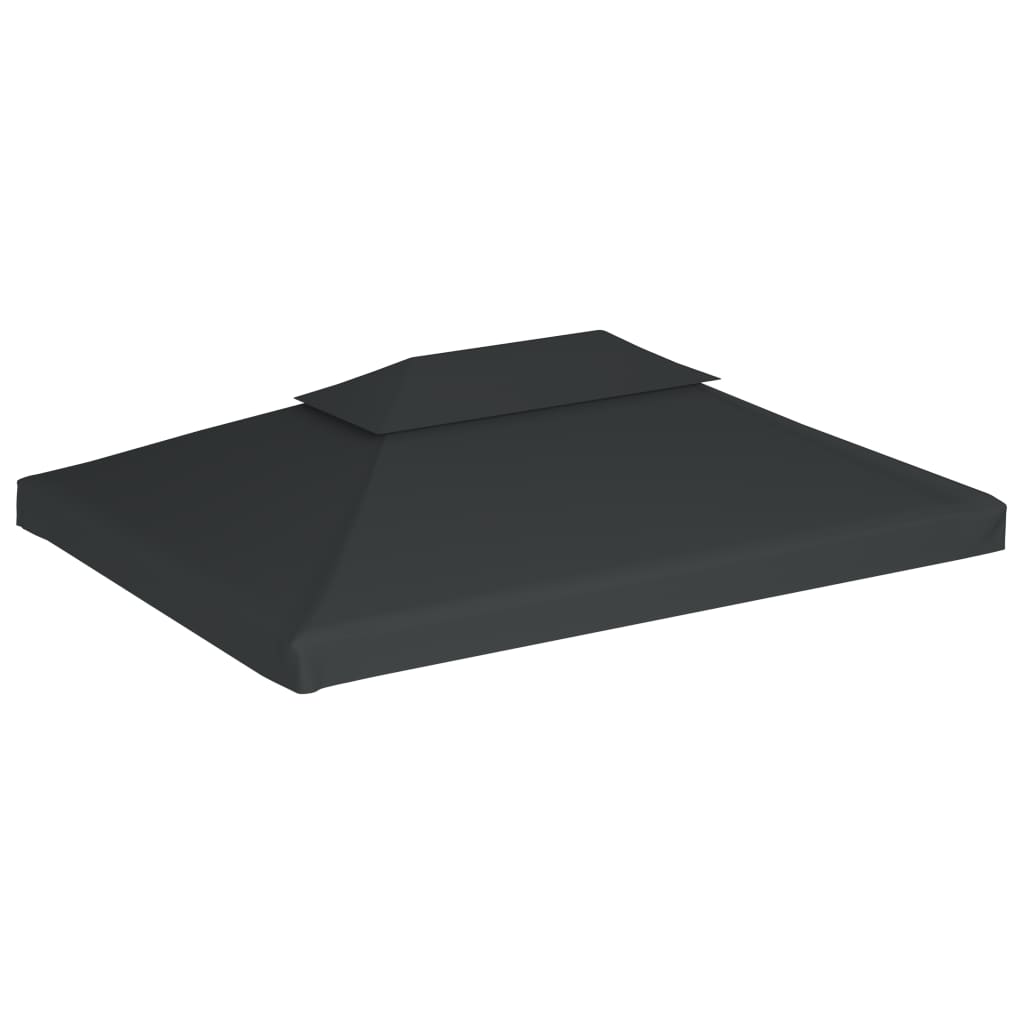 Vidaxl Prieverwak 2-lag 4x3m 310 g m² Antracitfarvet