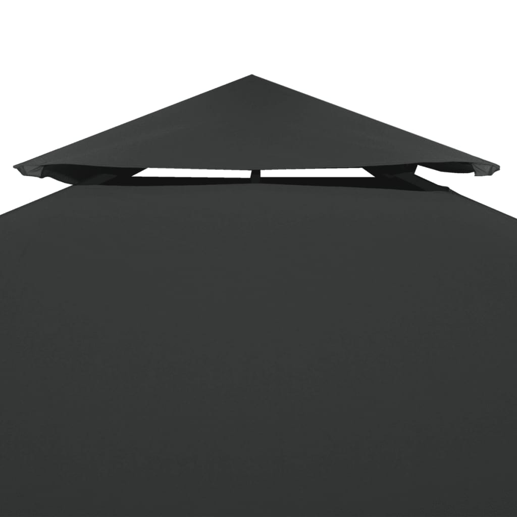 Vidaxl Prieverwak 2-lag 4x3m 310 g m² Antracitfarvet