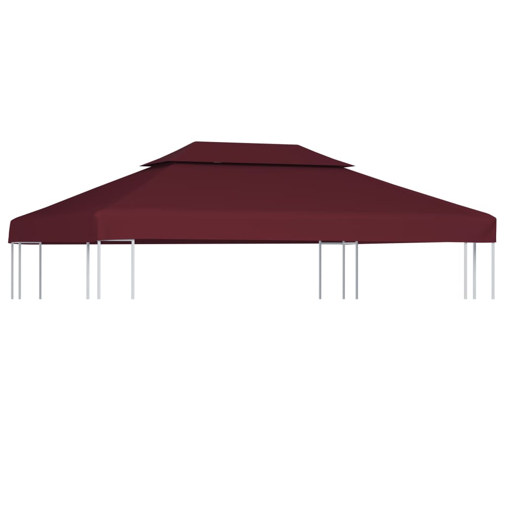 Vidaxl Prieverkak 2-lag 4x3m 310 g m² Bordeaux