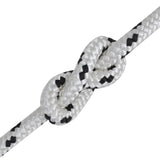 Vidaxl Boat Rope flettet 8 mm 250 m polyester hvid