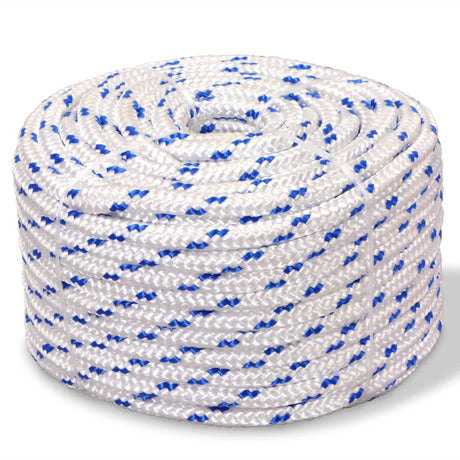 Vidaxxl Boat Rope 16 mm 50 m polypropylenhvide