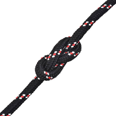 Vidaxl Boat Rope 16 mm 50 m polypropylen sort