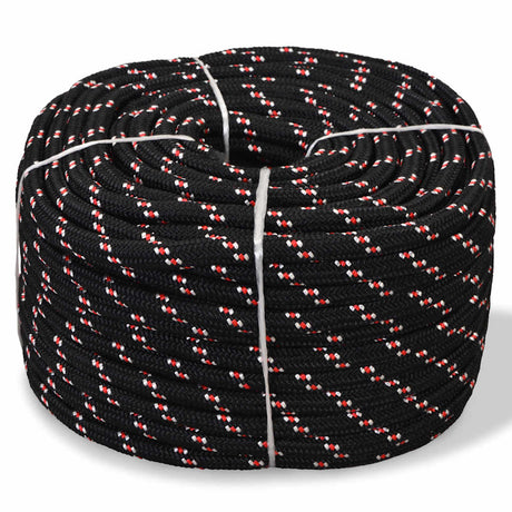 Vidaxl Boat Rope 18 mm 50 m polypropylen sort
