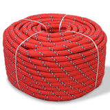 Vidaxl Boot Rope 14 mm 250 m polypropylenrød