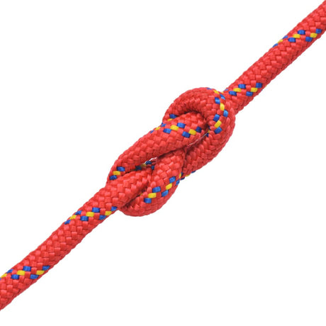 Vidaxl Boot Rope 14 mm 250 m polypropylenrød