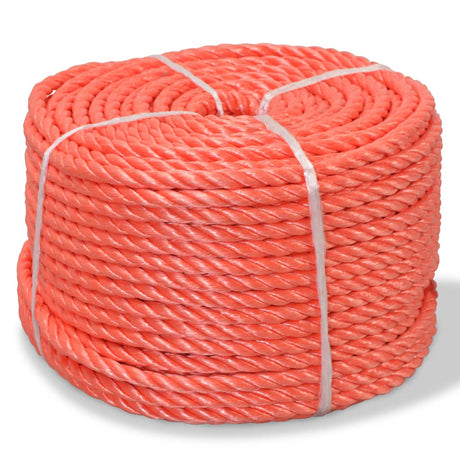 VidaXL reb snoet 14 mm 100 m polypropylen orange