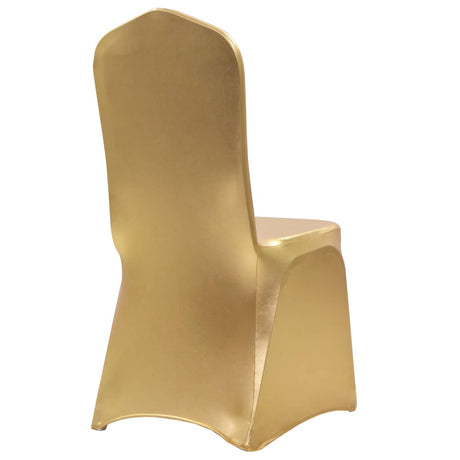 Vidaxl 6 st formand dækker Stretch Gold