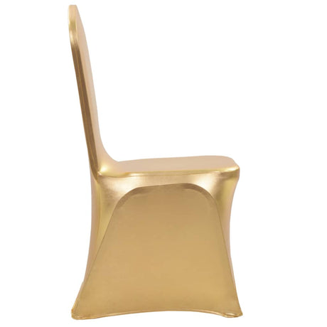 Vidaxl 6 st formand dækker Stretch Gold