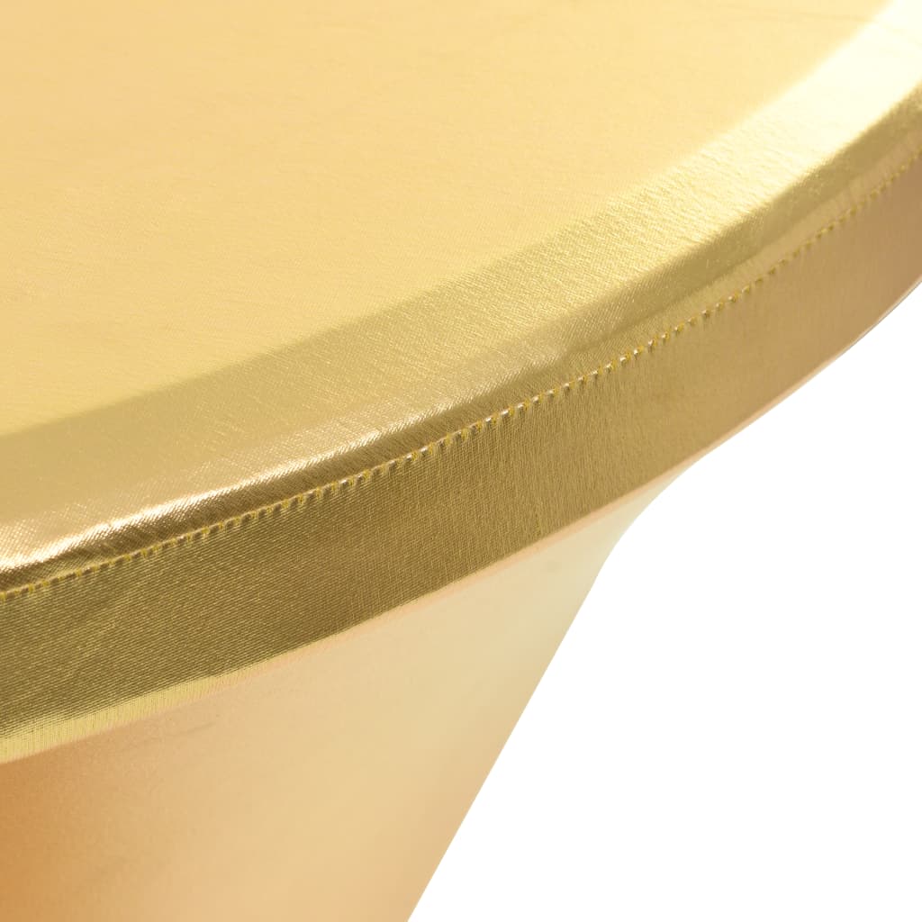 Vidaxl 2 st -tabel dækker stræk 70 cm guld