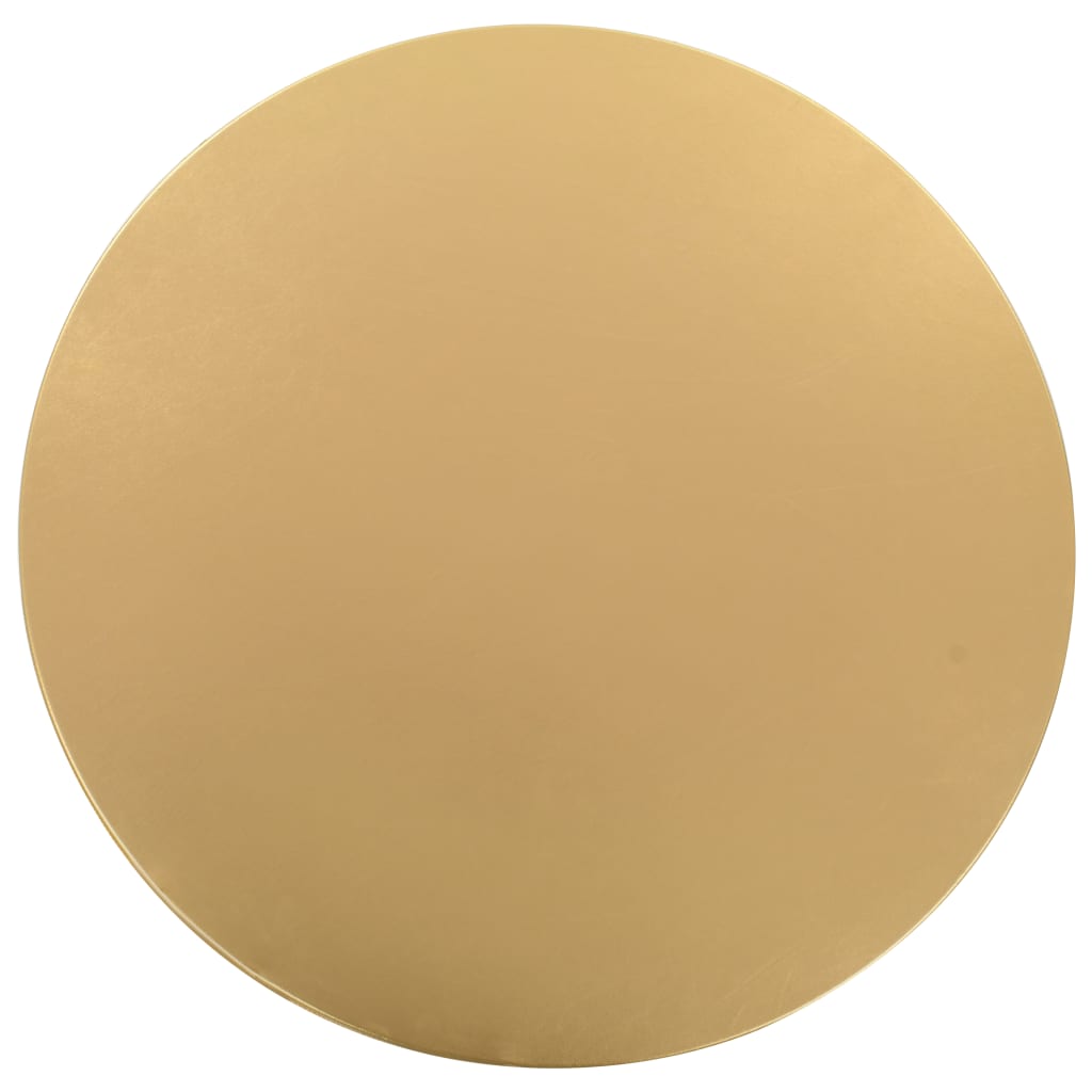 Vidaxl 2 St -tabel dækker Stretch 80 cm guld
