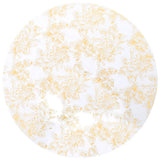 Vidaxx 2 stk bordbetræk stretch 70 cm hvid med guld print