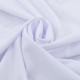 Vidaxx 2 stk borddæksler stretch med skørt 150x74 cm hvid