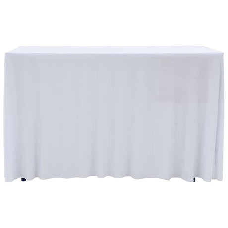 Vidaxl 2 st -tabel dækker strækning med nederdel 183x76x74 cm hvid