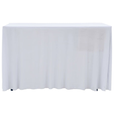 Vidaxl 2 st -tabel dækker strækning med nederdel 183x76x74 cm hvid