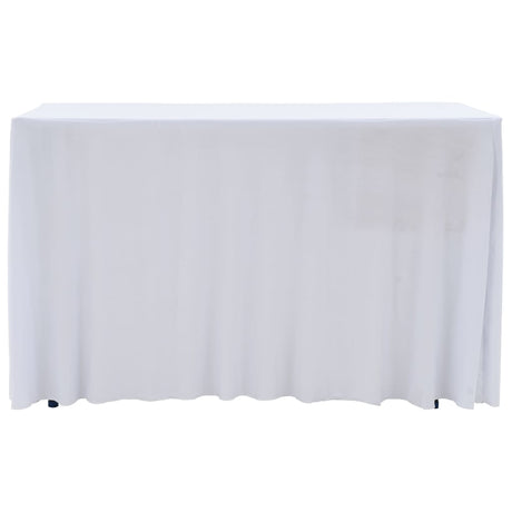 Vidaxl 2 st -tabel dækker strækning med nederdel 243x76x74 cm hvid