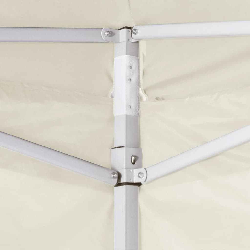 Vidaxx foldetelt med 2 vægge 291x291x315 cm creme