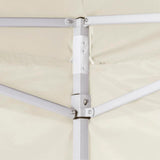 Vidaxx foldetelt med 2 vægge 291x291x315 cm creme