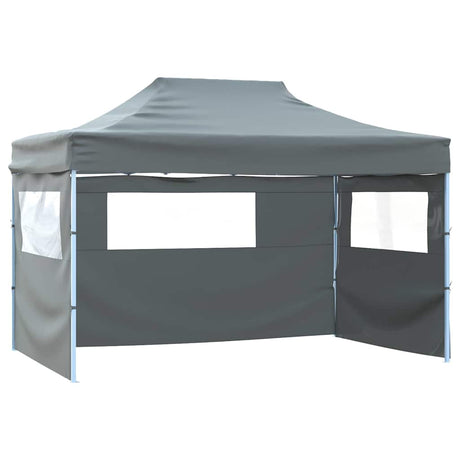 Vidaxx foldetelt med 3 vægge 431x291x315 cm antracit