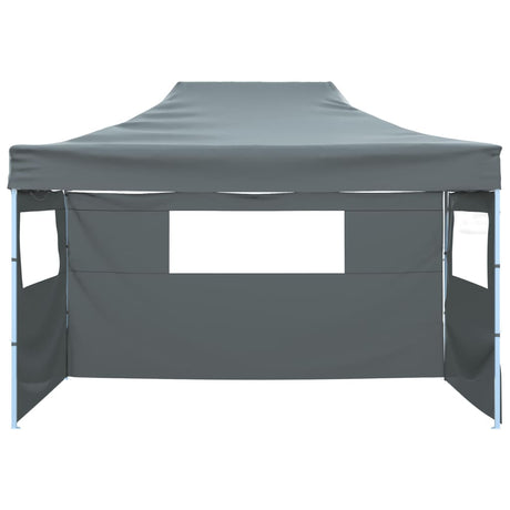 Vidaxx foldetelt med 3 vægge 431x291x315 cm antracit