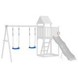 Vidaxl Swing Seats 2 st med reb 37x15 cm polyethylenblå