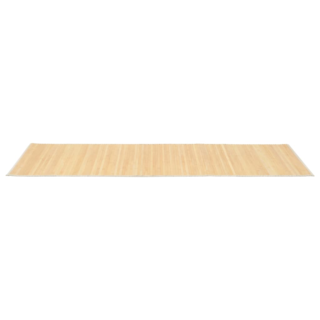 Vidaxl tæppe 80x200 cm bambus naturlig