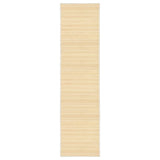 Vidaxl tæppe 80x300 cm bambus naturlig