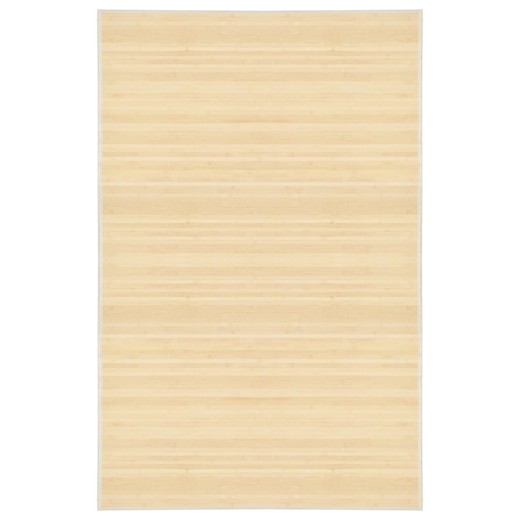 Vidaxl tæppe 100x160 cm bambus naturlig