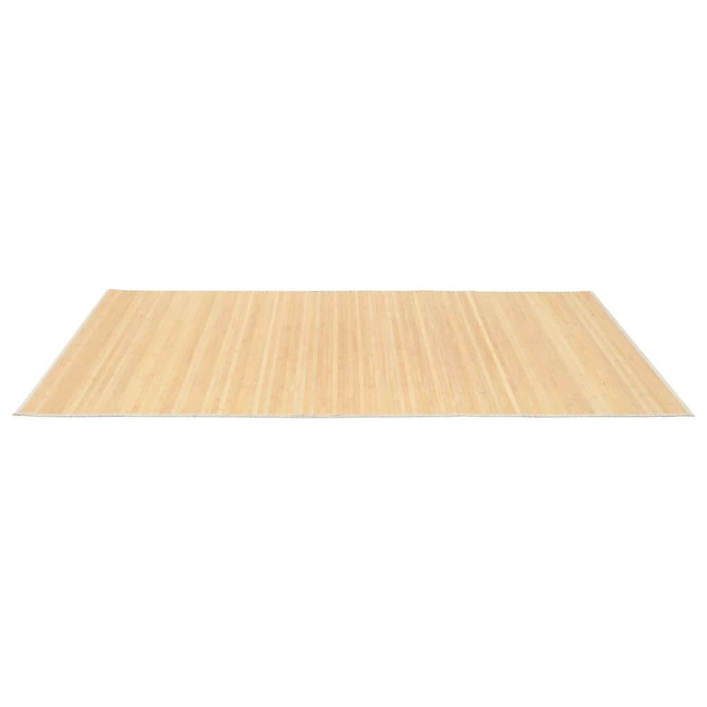 Vidaxl tæppe 120x180 cm bambus naturlig