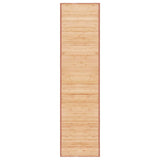 Vidaxl tæppe 80x300 cm bambusbrun