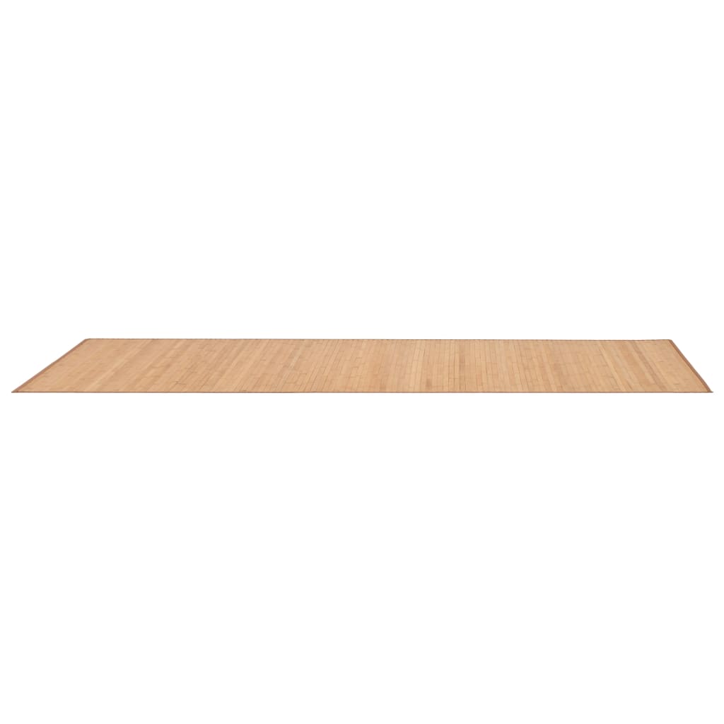 Vidaxl tæppe 80x300 cm bambusbrun