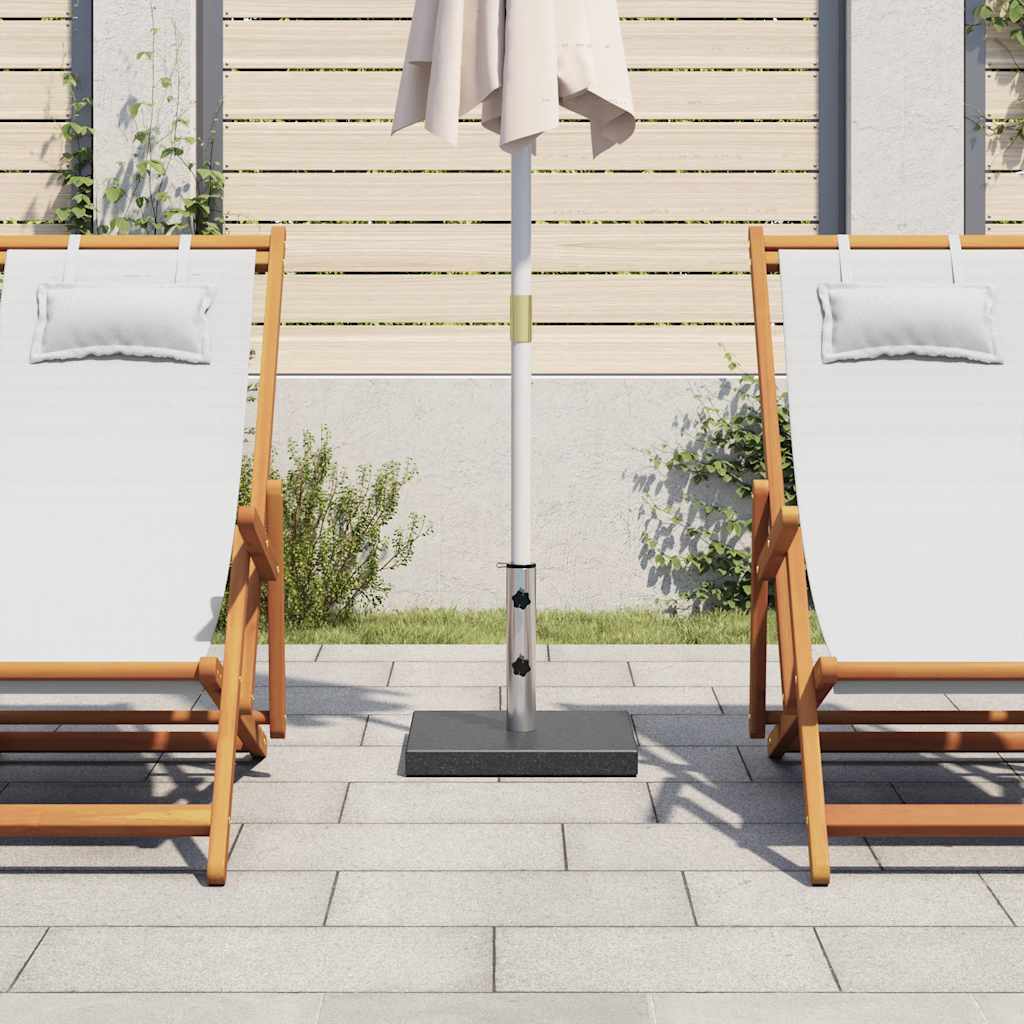 Vidaxl Parasol Foot Square 28,5 kg granit sort