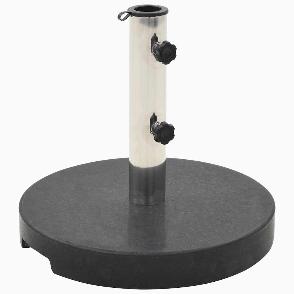 Vidaxl parasolfod omkring 20 kg granit sort