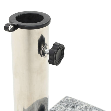 Vidaxl Parasol Foot Bent 10 kg granitgrå