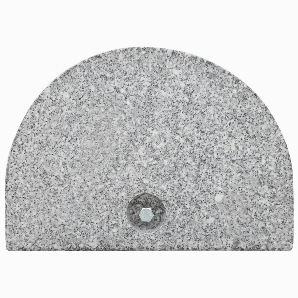 Vidaxl Parasol Foot Bent 10 kg granitgrå