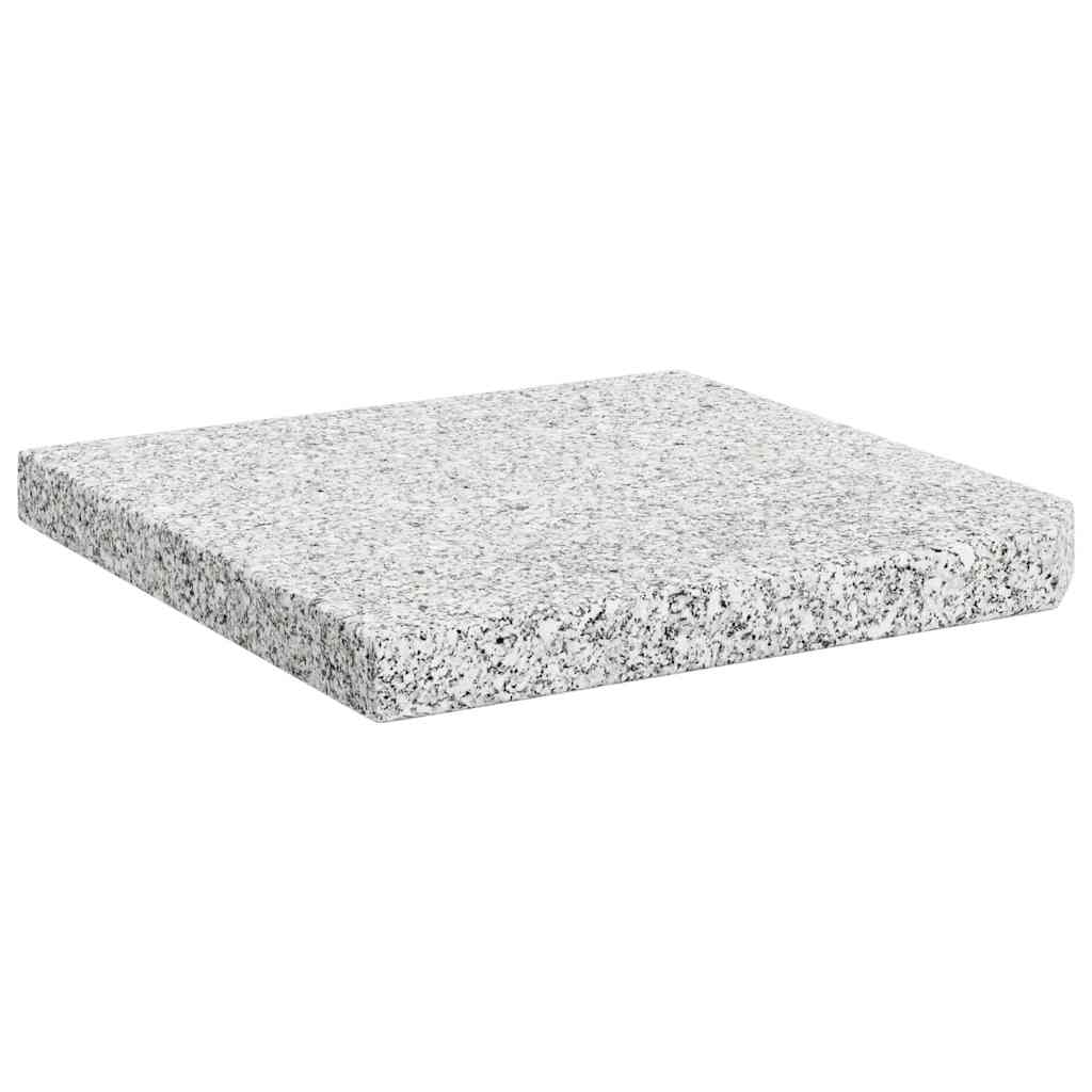 Vidaxl Parasol Footplate Square 25 kg granitgrå